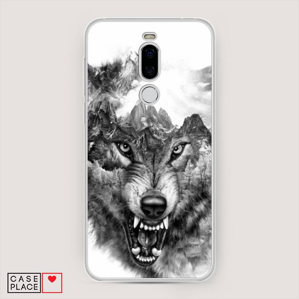 

Чехол Awog "Волк в горах" для Meizu X8, 72950-1