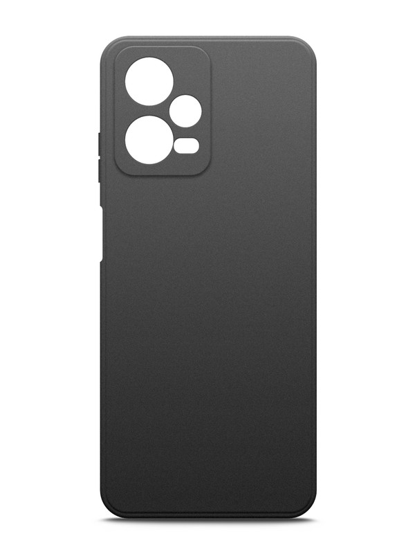 

Чехол для Poco X5 5G Soft touch с подкладкой из микрофибры черный, Xiaomi POCO X5 5G
