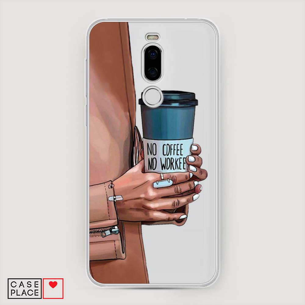 

Чехол Awog на Meizu X8 "No coffee", Коричневый;серый, 72950-7