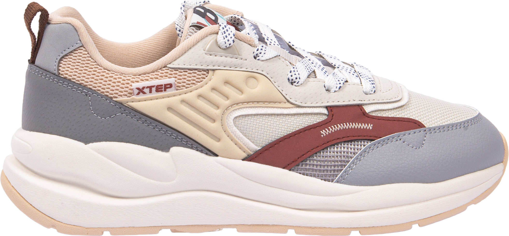 Кроссовки женские XTEP Retro 80 Series Sports Life серые 36 EU