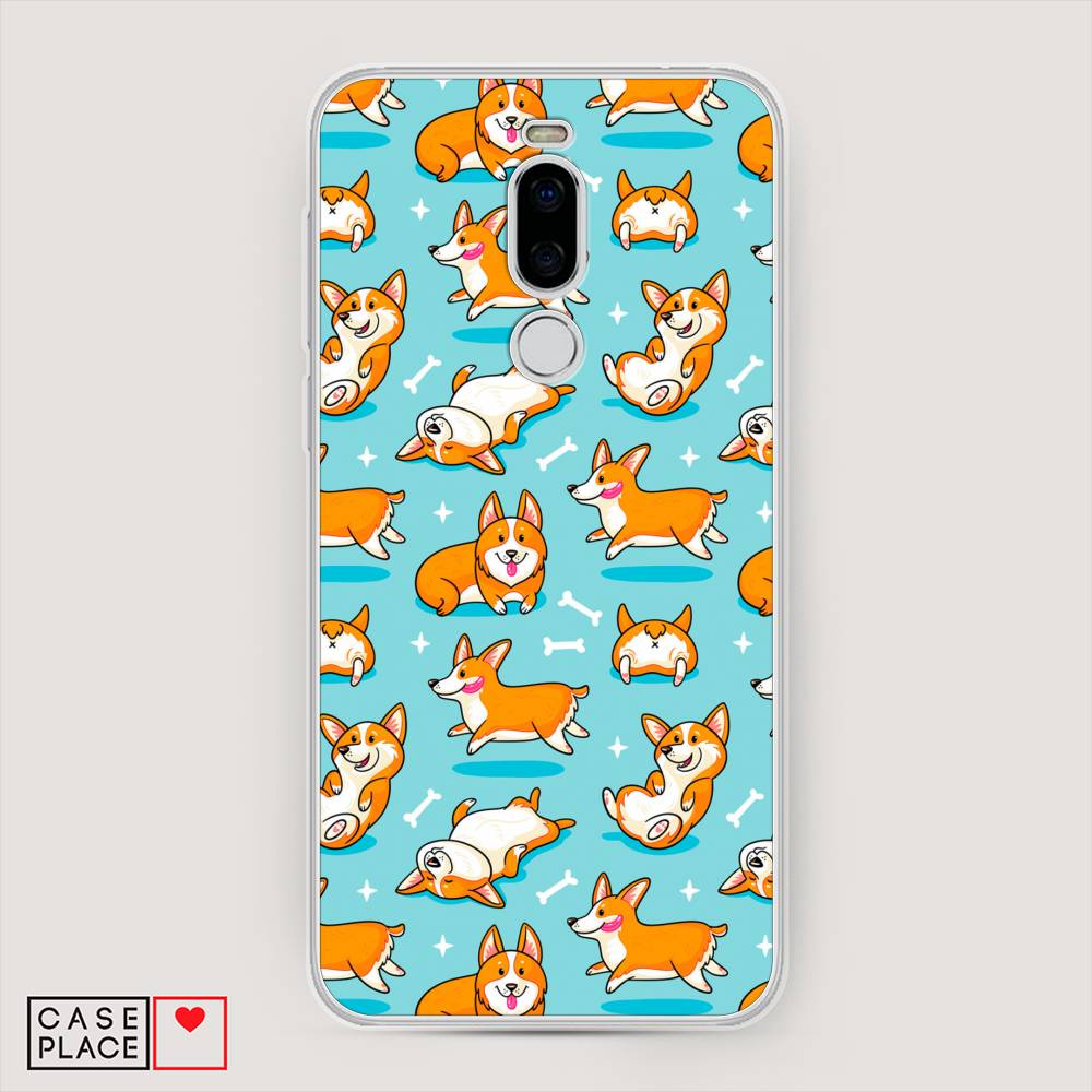 

Чехол Awog на Meizu X8 "Веселые корги", Коричневый, 72950-2