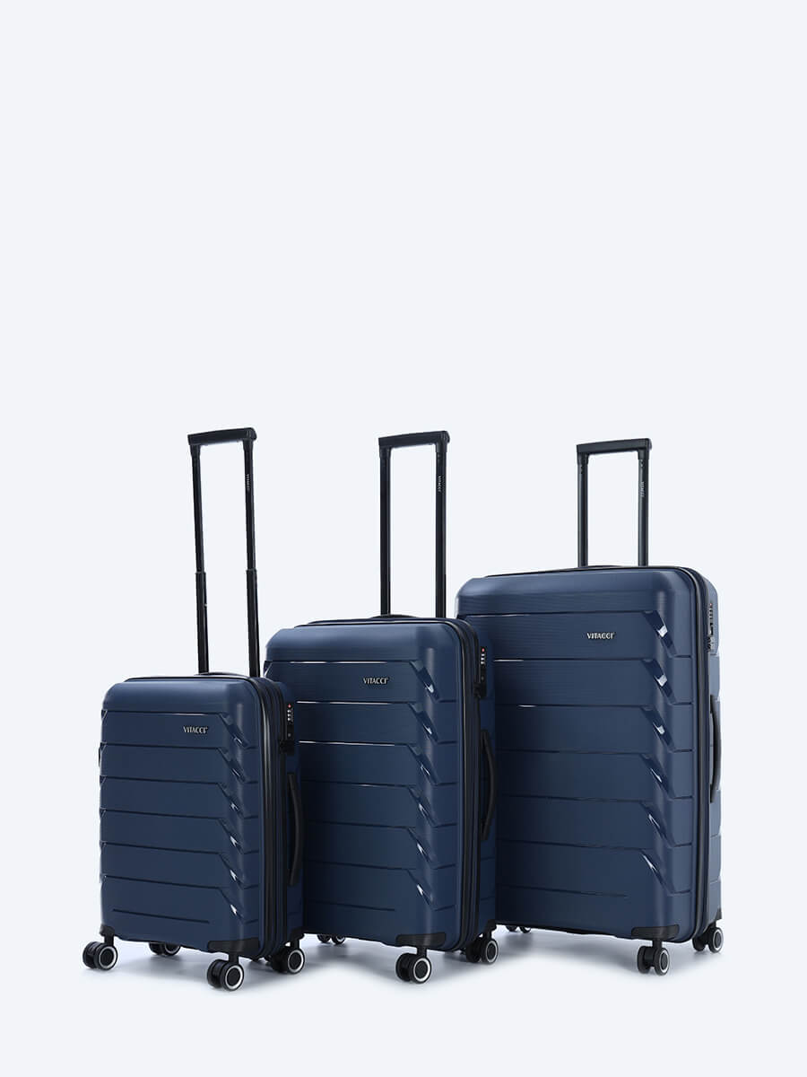 Комплект чемоданов унисекс Vitacci ZMI01-05 синий