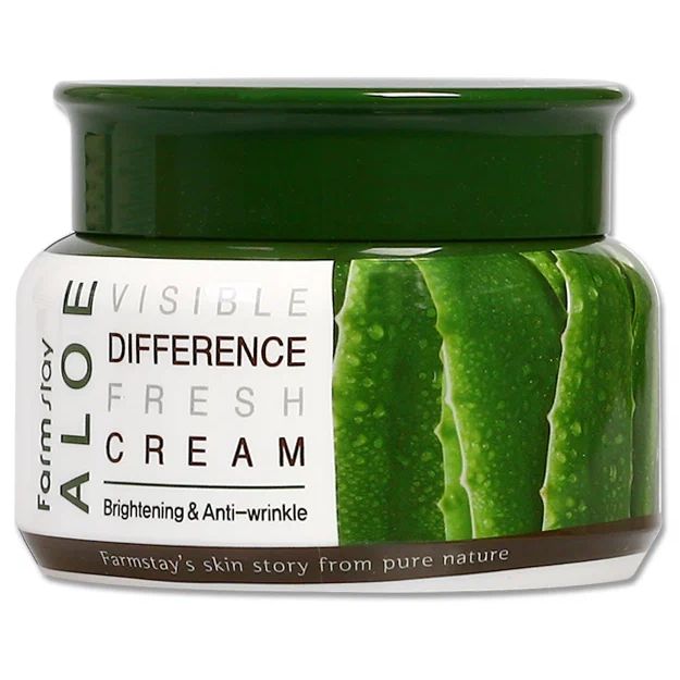 Крем для лица FarmStay Visible Differerce Fresh Cream Aloe 100 г женский дезодорант dove go fresh pear