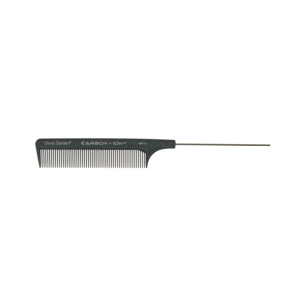 

Расческа Olivia Garden CARBON+ION COMB ST1, Черный, 1