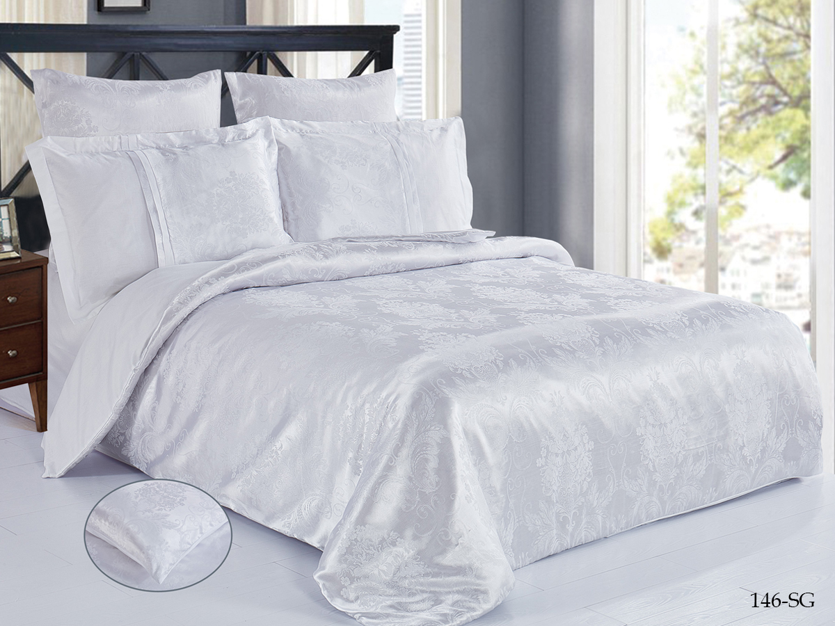 

Постельное белье Cleo "Satin Jacquard" двуспальный 21/146-SG