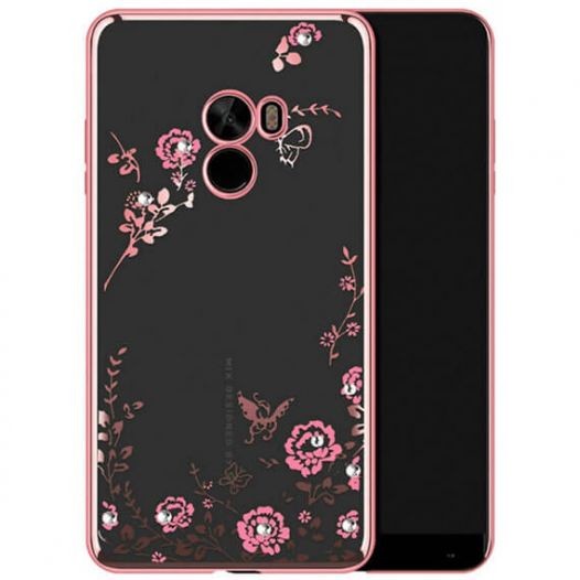 фото Чехол epik для xiaomi mi mix rose gold/flowers