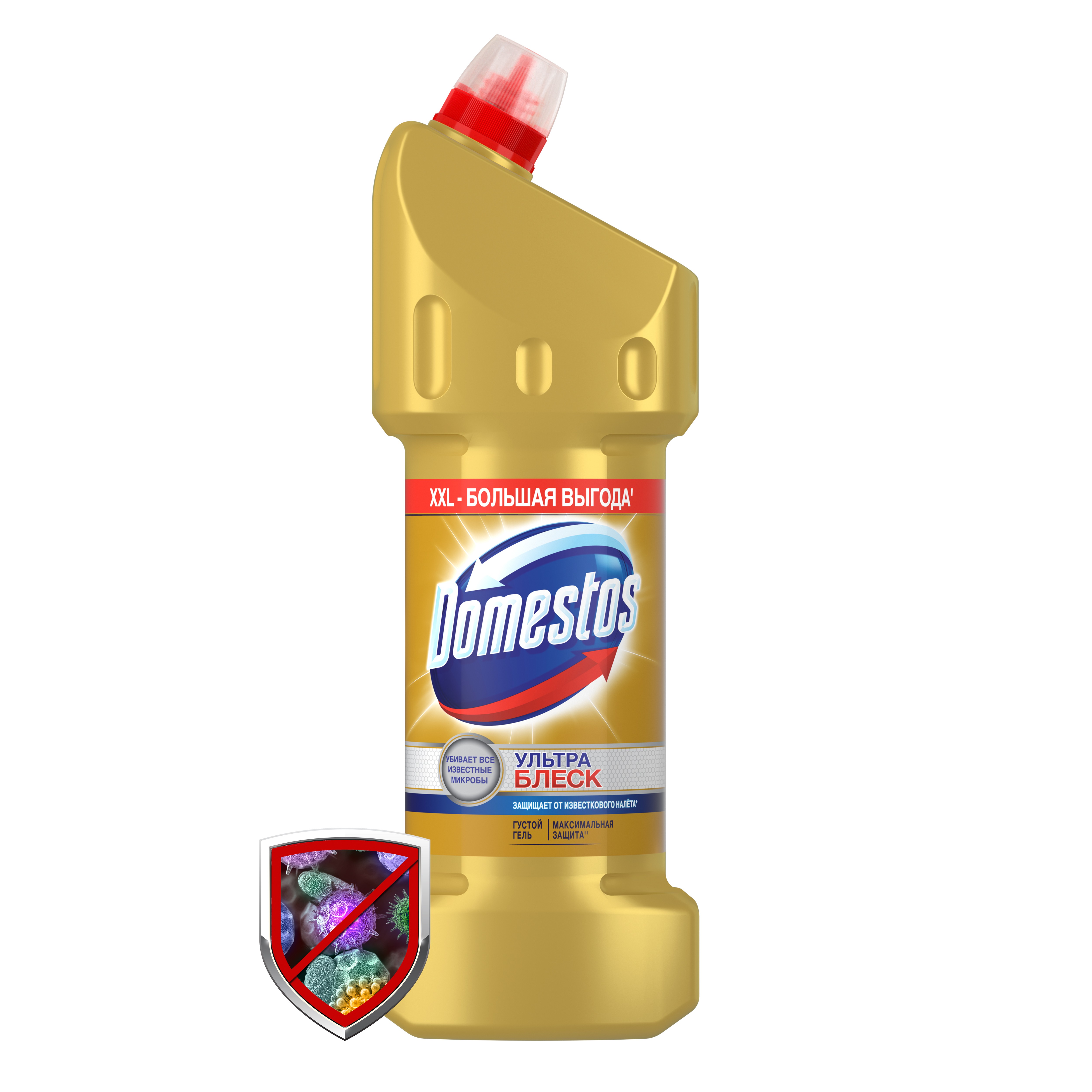 фото Чистящее средство для унитаза ультра блеск 1.5 л domestos