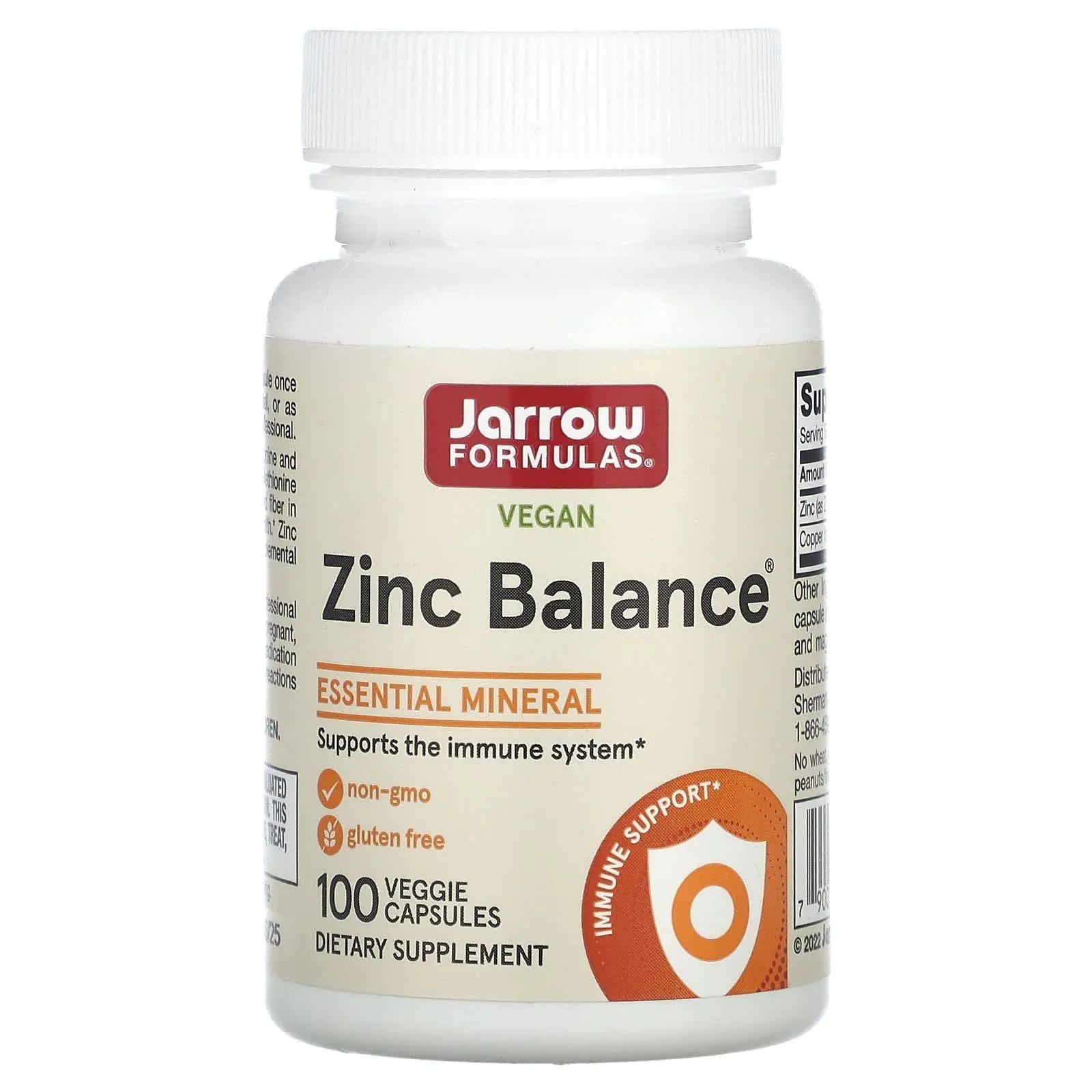 Витаминно-минеральный комплекс Jarrow Formulas Zinc Balance 100 капсул