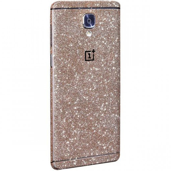 

Виниловая наклейка на обе стороны Glitter series для OnePlus 3 / OnePlus (Бежевый)