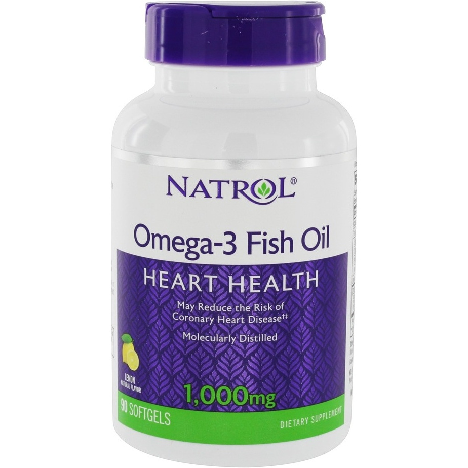 Купить Natrol Omega-3 Fish Oil 1000mg 90caps (90 капс.)