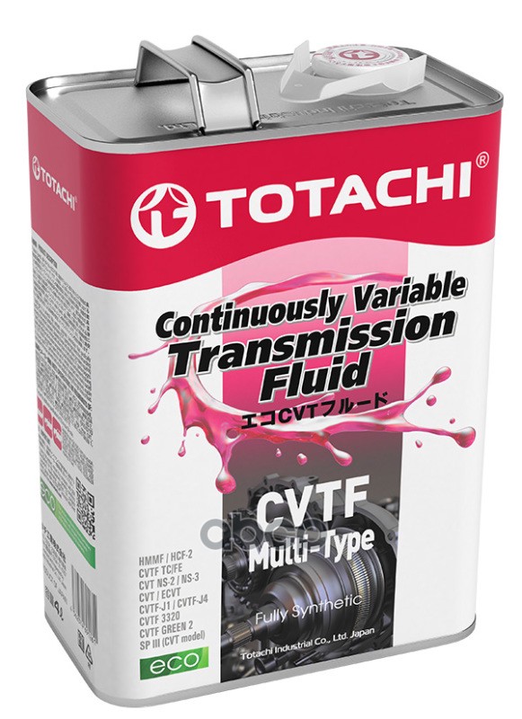 

Трансмиссионное масло TOTACHI 20504 Cvt Multi-Type