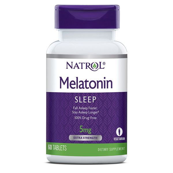 

Natrol Melatonin 5 мг, 60 таб, Melatonin 5 мг, 60 таб