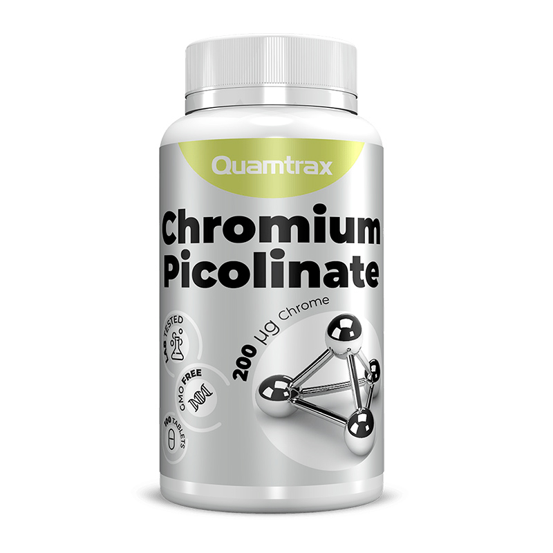 фото Quamtrax nutrition chomium picolinate, 100 таб