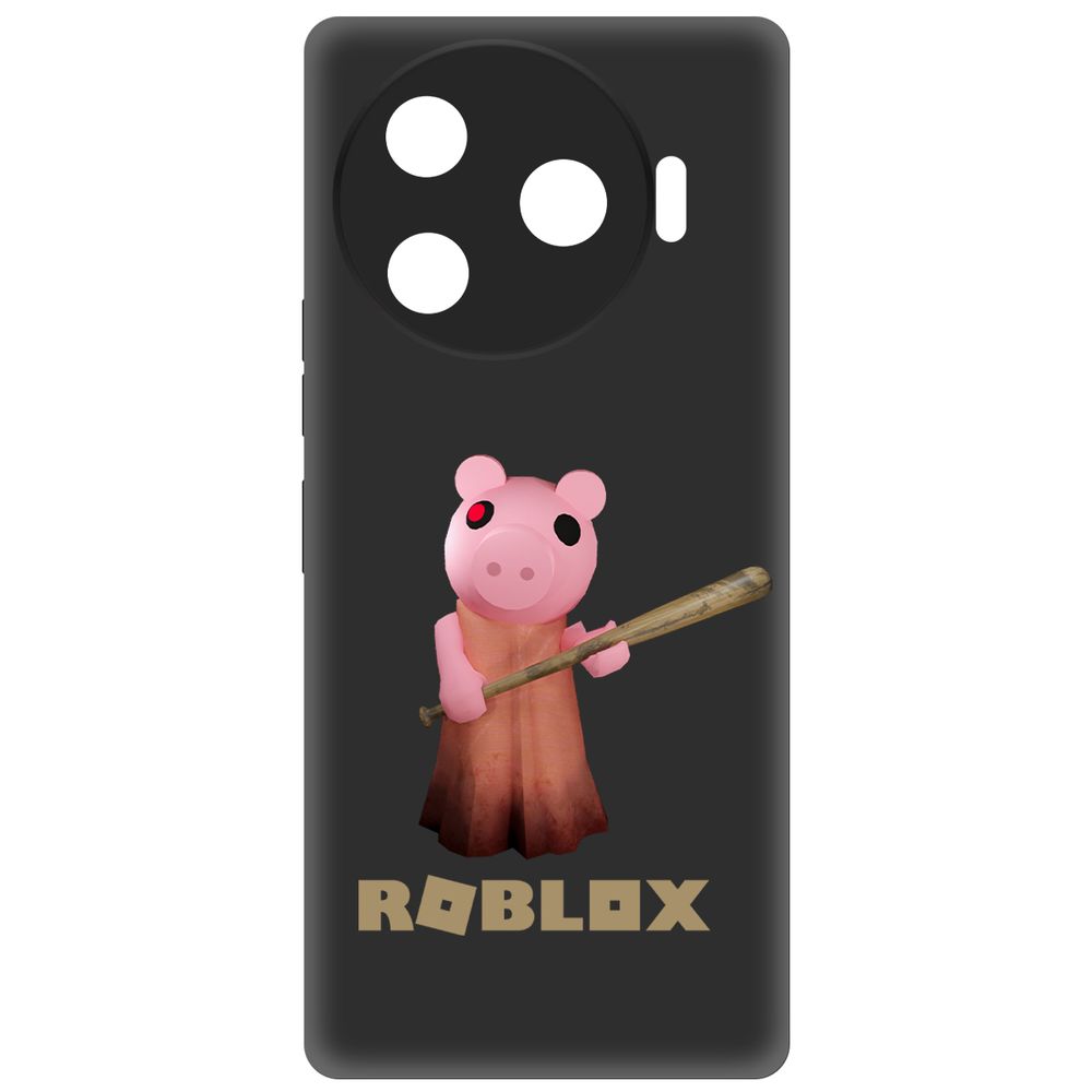 

Чехол-накладка Krutoff Soft Case Roblox-Пигги для TECNO Camon 30 Pro 5G черный