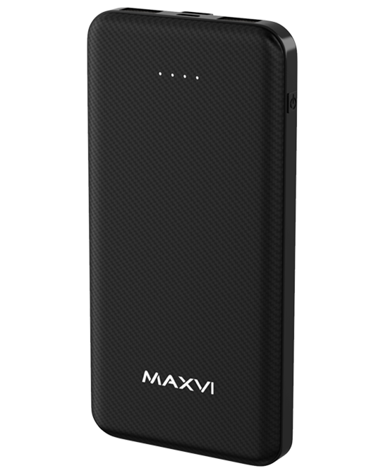 фото Внешний аккумулятор 10000mah 2usb 2.1a maxvi pb10-04 black