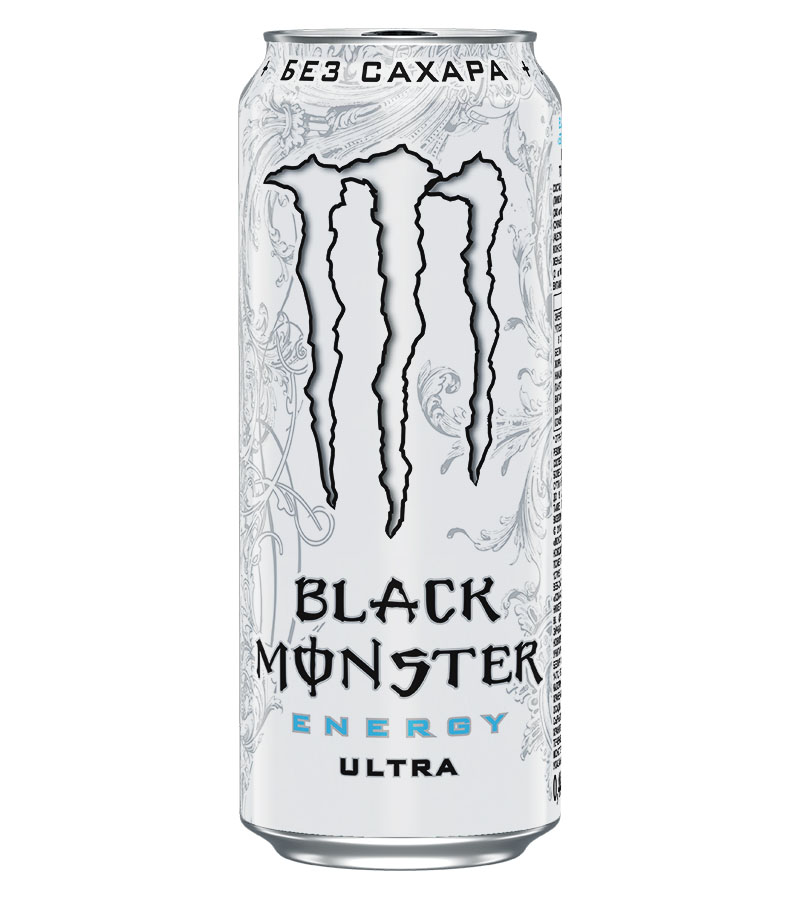 фото Monster black energy ultra white, 449 мл