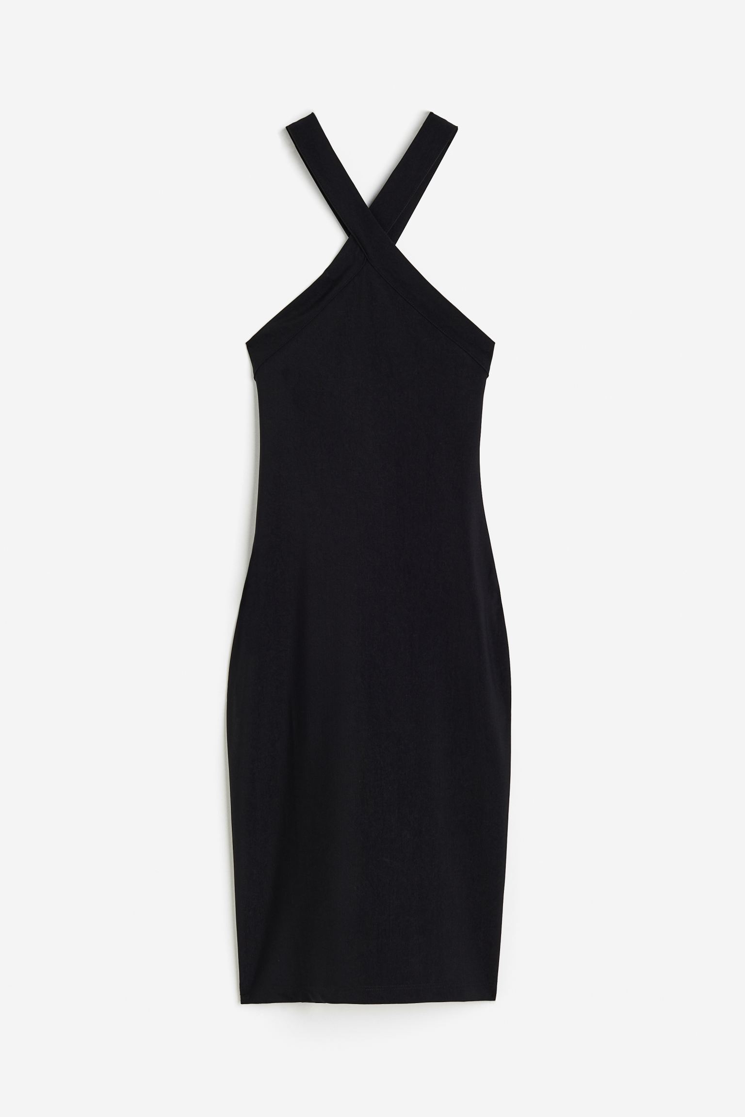 

Платье женское H&M 1205980001 черное XL, Черный, 1205980001