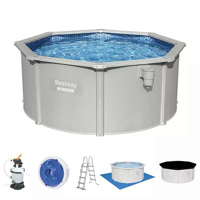 Каркасный бассейн Bestway Hydrium Pool Set 56566 300х300х120 см