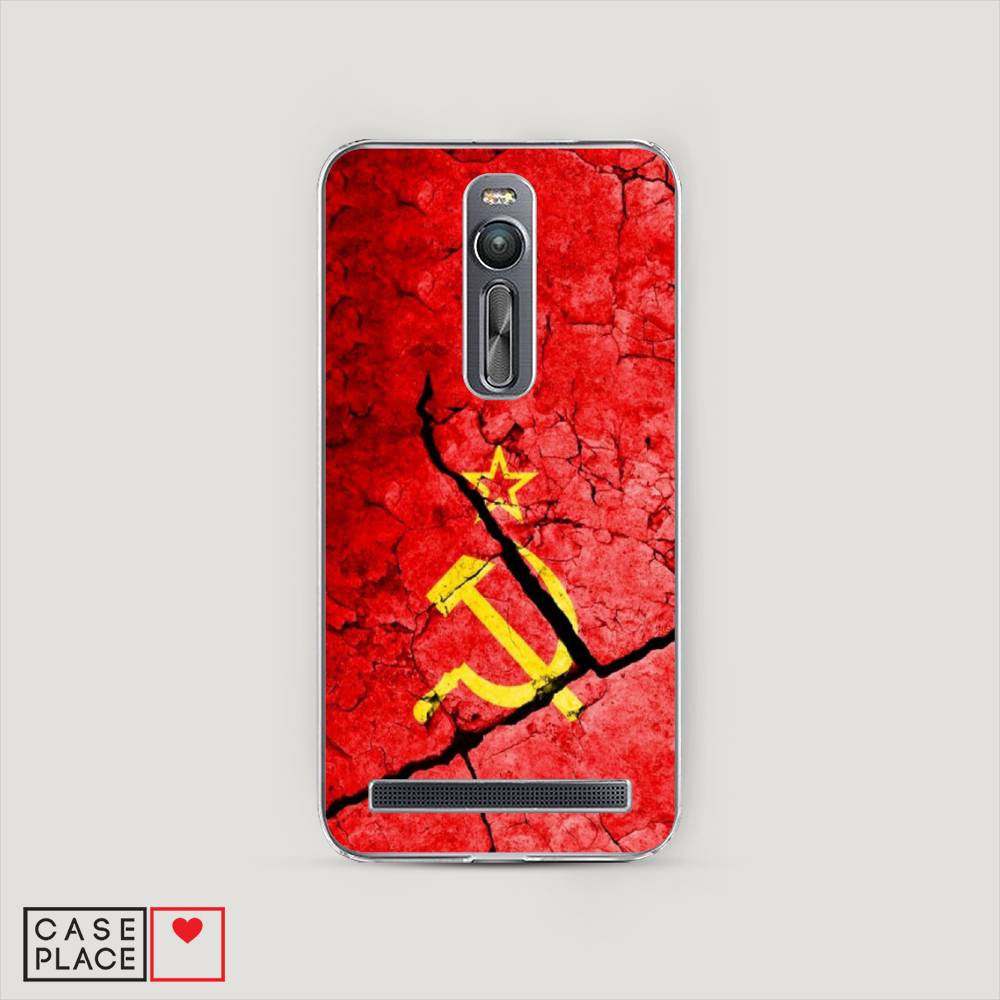 фото Чехол awog "ссср" для asus zenfone 2 ze550ml/ze551ml