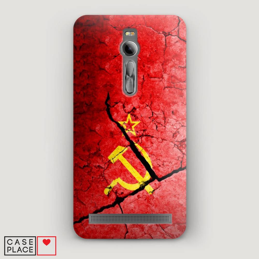 фото Чехол awog "ссср" для asus zenfone 2 ze550ml/ze551ml