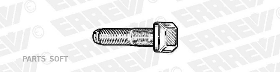 ERREVI 729161 ER729161 болт колесный перед. 7/8 L=80/67/43 RHT \Scania 1шт