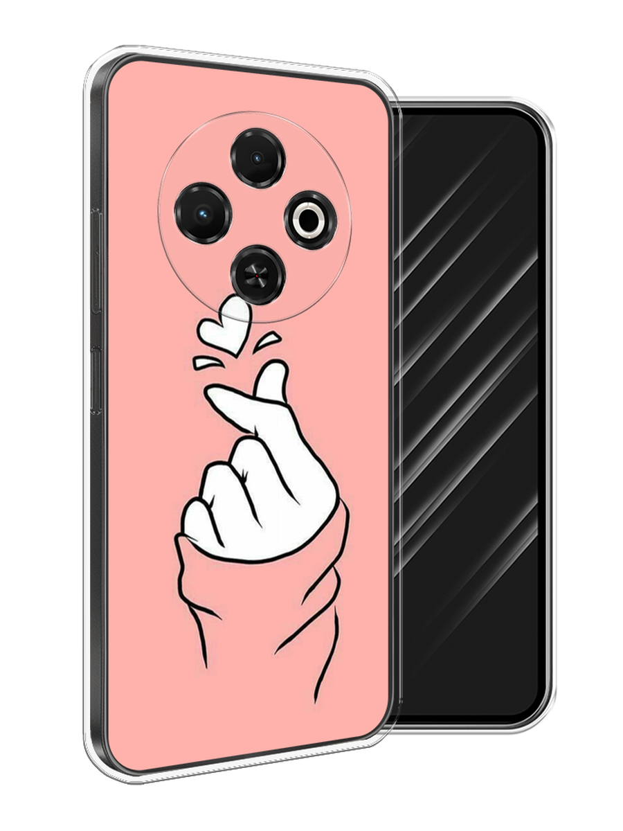 

Чехол Awog на Tecno Spark 30C "Любовь-щелк", Оранжевый, 309250-1