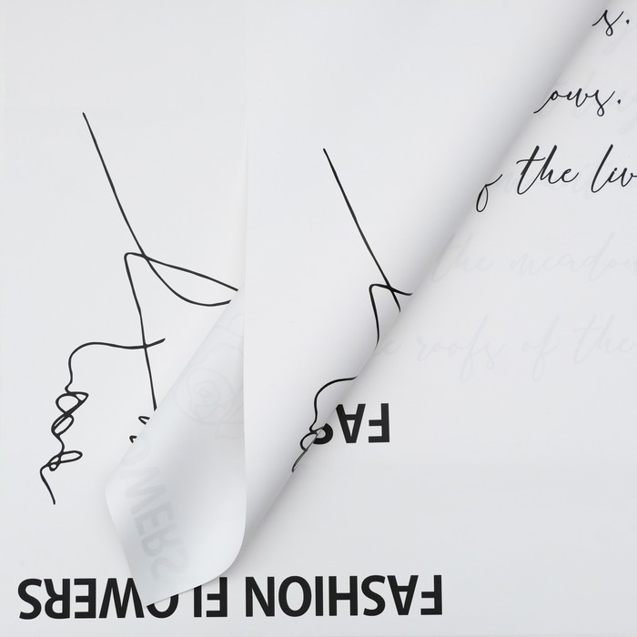 

Пленка флористическая, "До полуночи", белая, в листах, 58 х 58 см