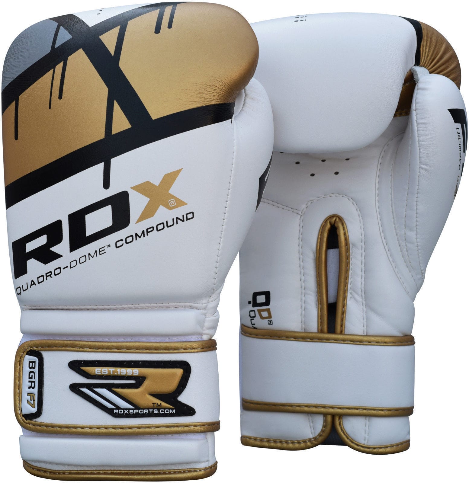 Боксерские перчатки RDX Boxing Glove BGR-F7 Golden 14 унций