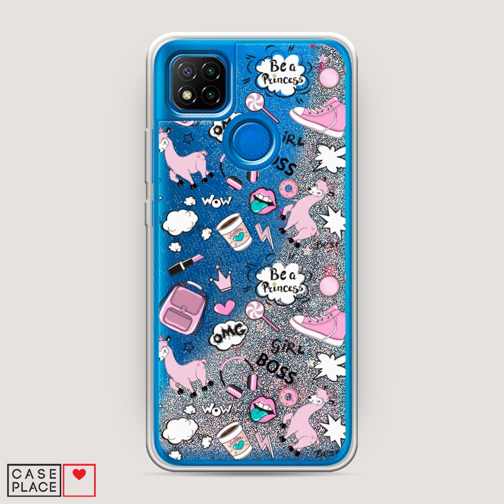 

Чехол Awog на Xiaomi Redmi 9C "Стильная лама", Разноцветный, 39091-1