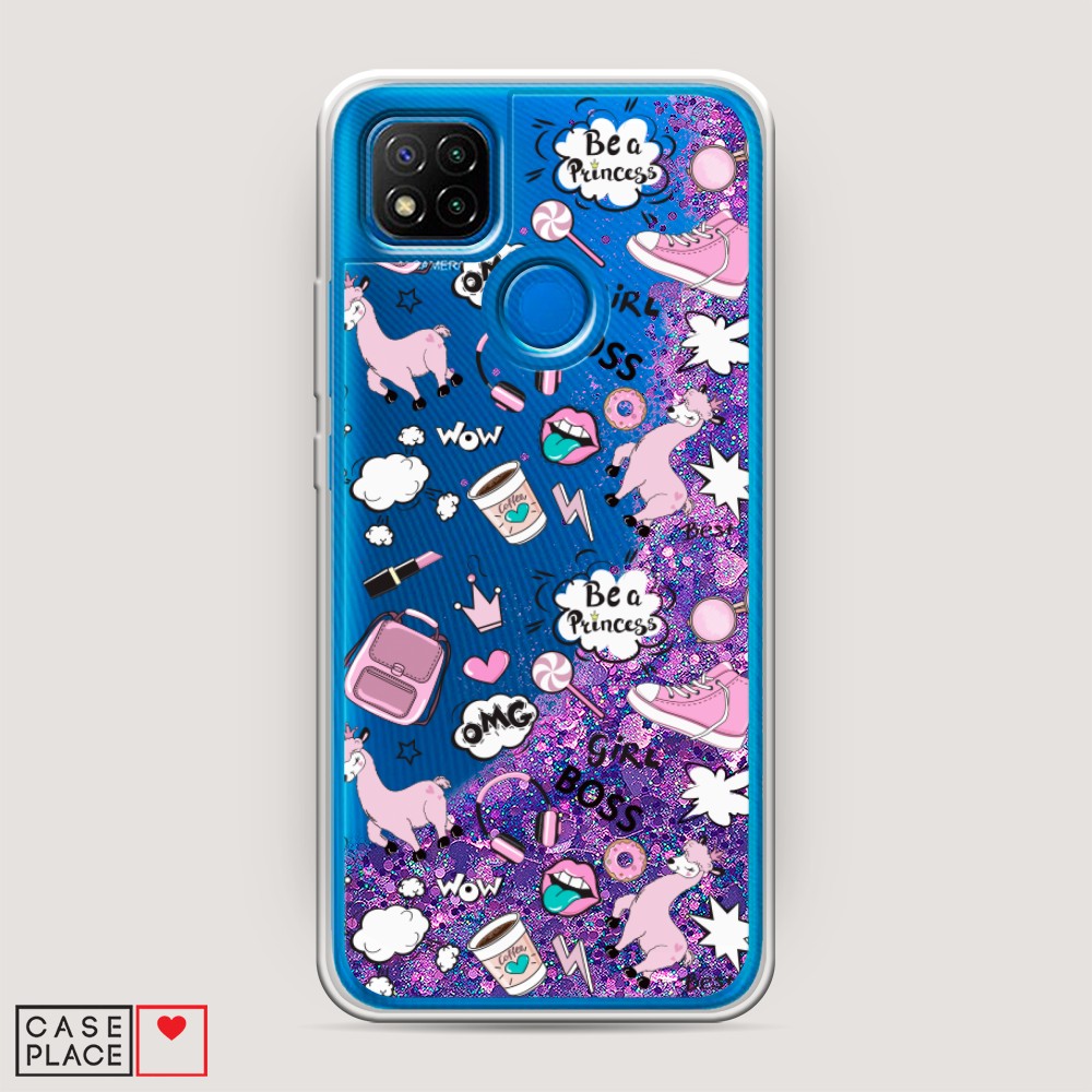 

Чехол Awog на Xiaomi Redmi 9C "Стильная лама", Разноцветный, 39092-1
