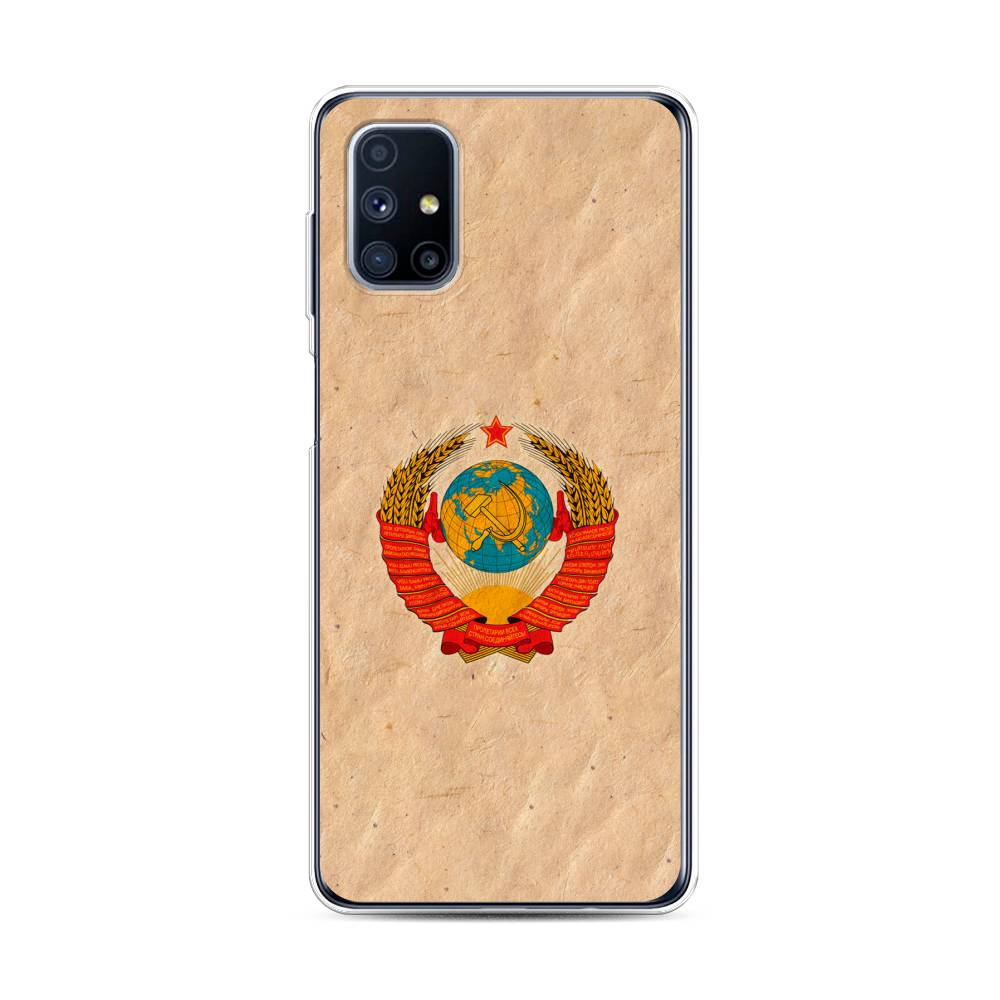 

Чехол Awog на Samsung Galaxy M31s / Самсунг M31s "Союз пролетариев", Бежевый;красный, 2101450-10