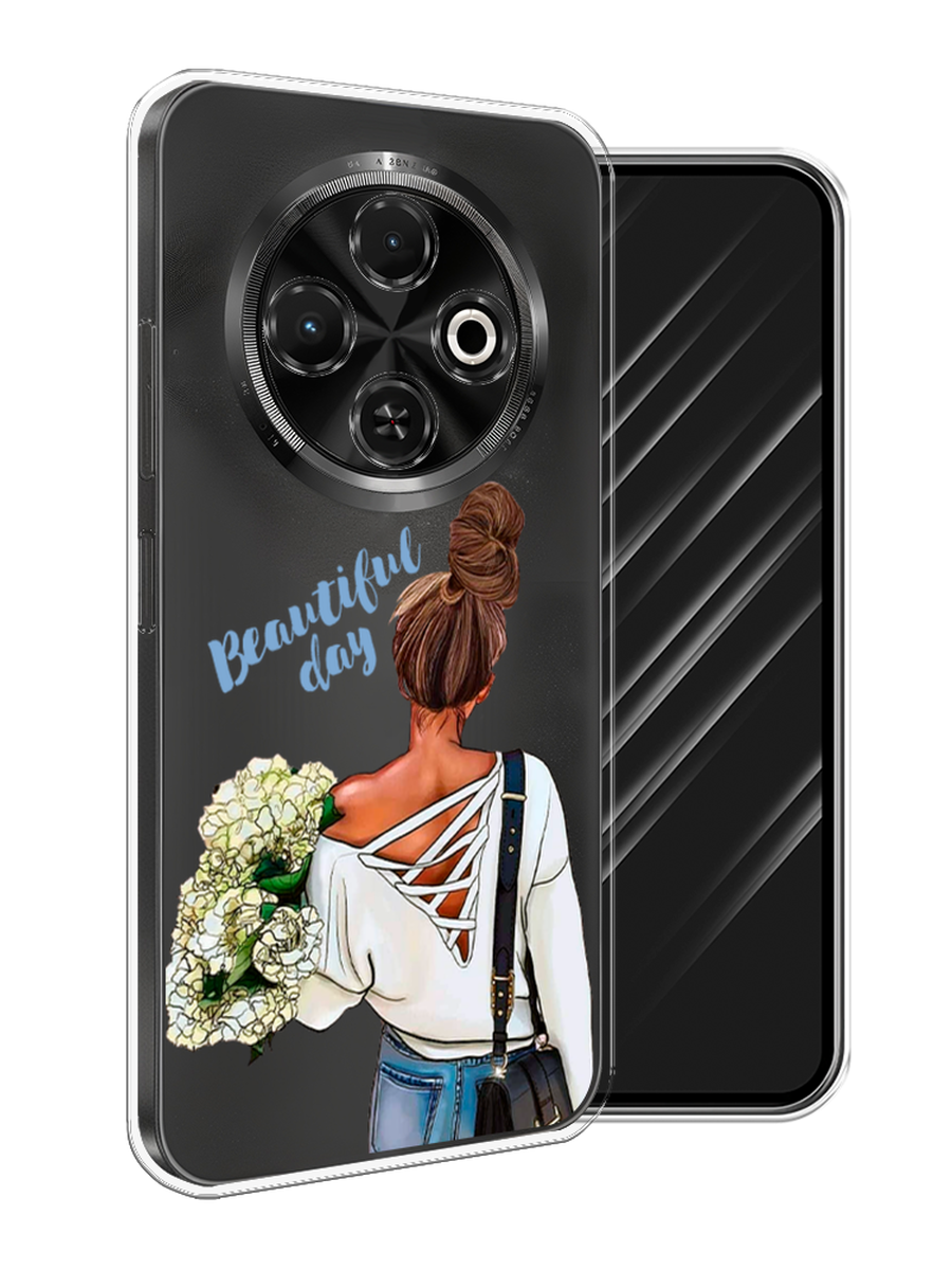 

Чехол Awog на Tecno Spark 30C "Beautiful day vector", Коричневый;белый;зеленый, 309250-1