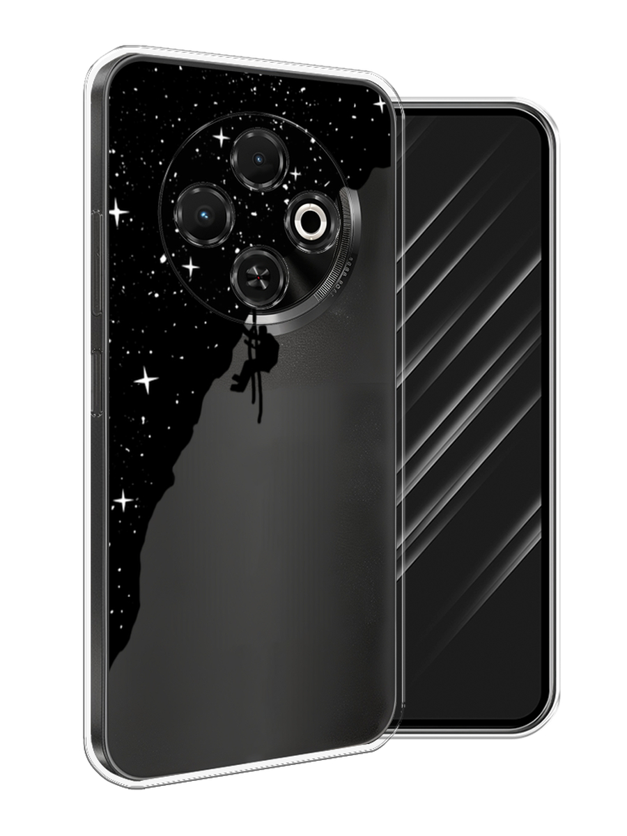 

Чехол Awog на Tecno Spark 30C "Скалолаз в космосе", Черный;белый;бежевый, 309250-1