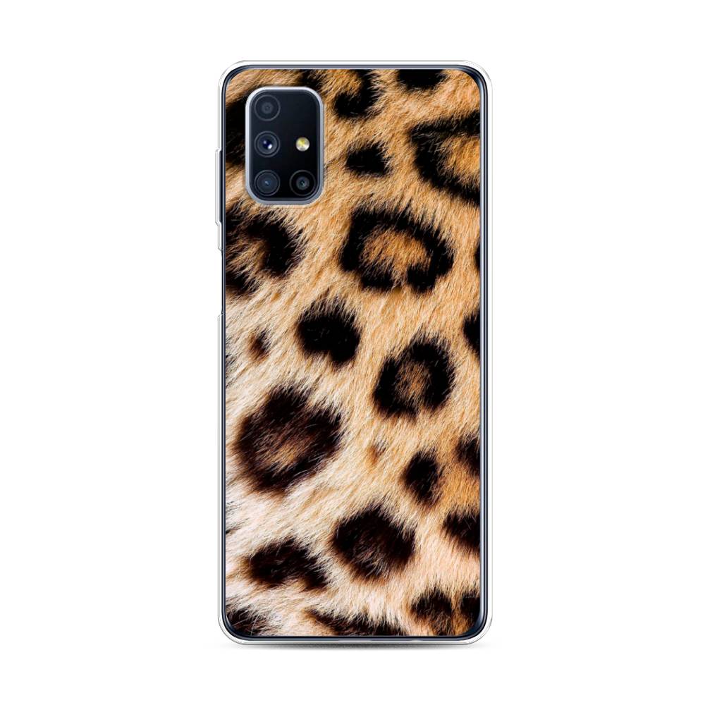 Чехол Awog на Samsung Galaxy M31s / Самсунг M31s Леопардовый принт