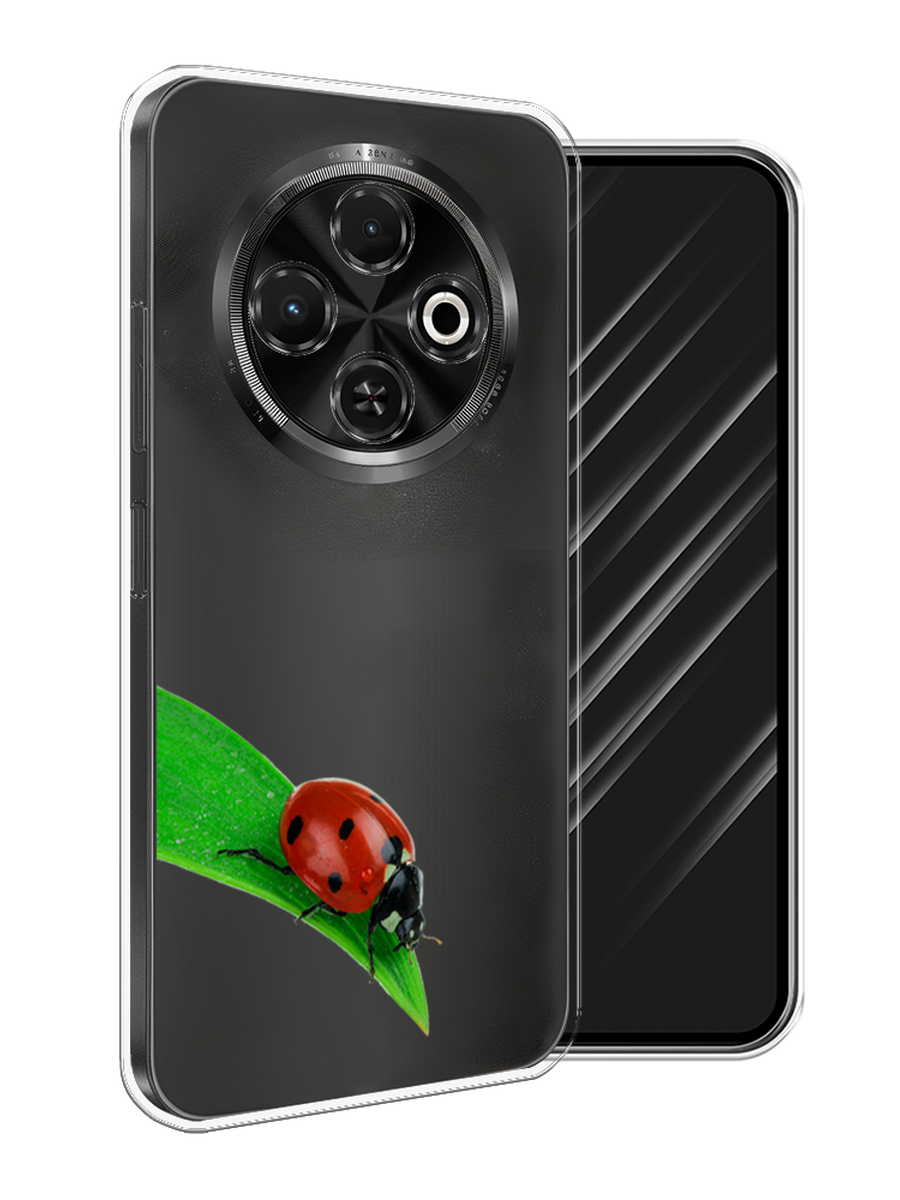 

Чехол Awog на Tecno Spark 30C "На счастье", Белый;красный;зеленый, 309250-1