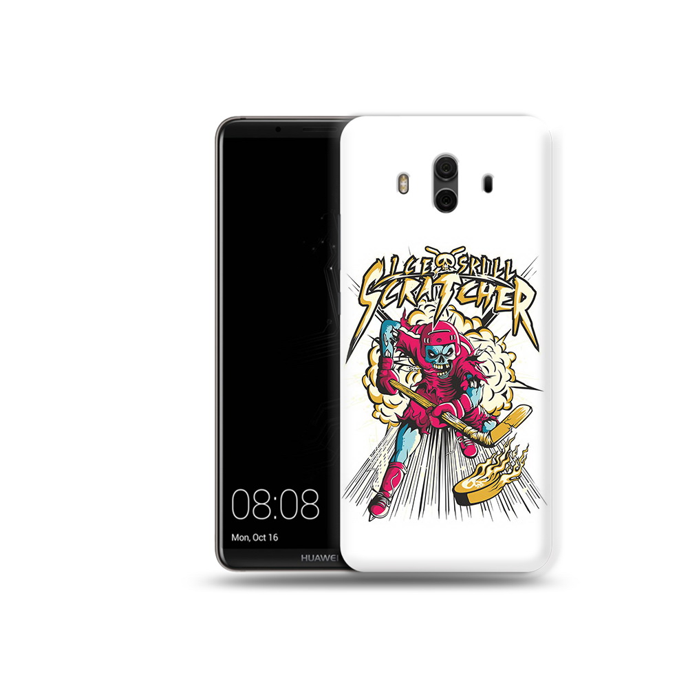 

Чехол MyPads Tocco для Huawei Mate 10 нарисованный скелет хоккеист (PT88364.53.514), Прозрачный, Tocco