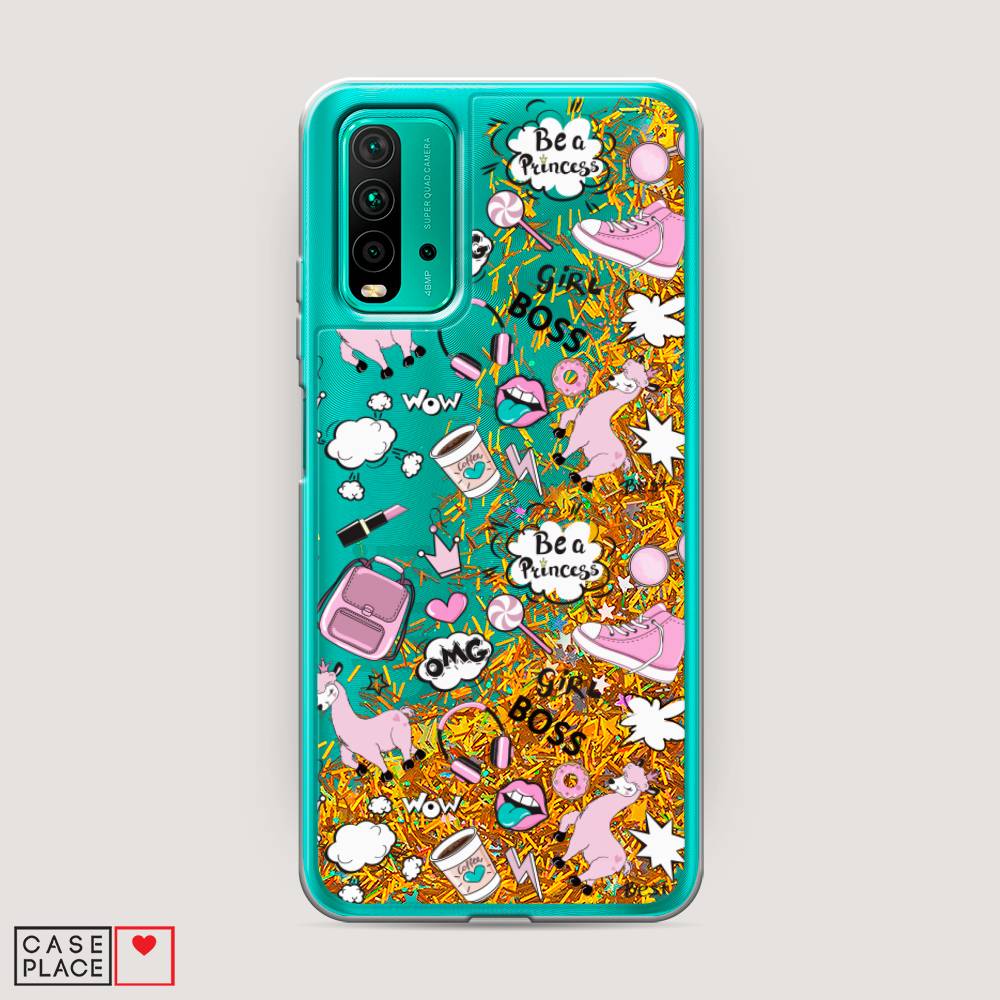 

Чехол Awog на Xiaomi Redmi 9T "Стильная лама", Разноцветный, 39890-1