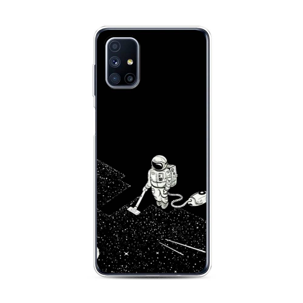 фото Чехол awog "космонавт с пылесосом" для samsung galaxy m31s