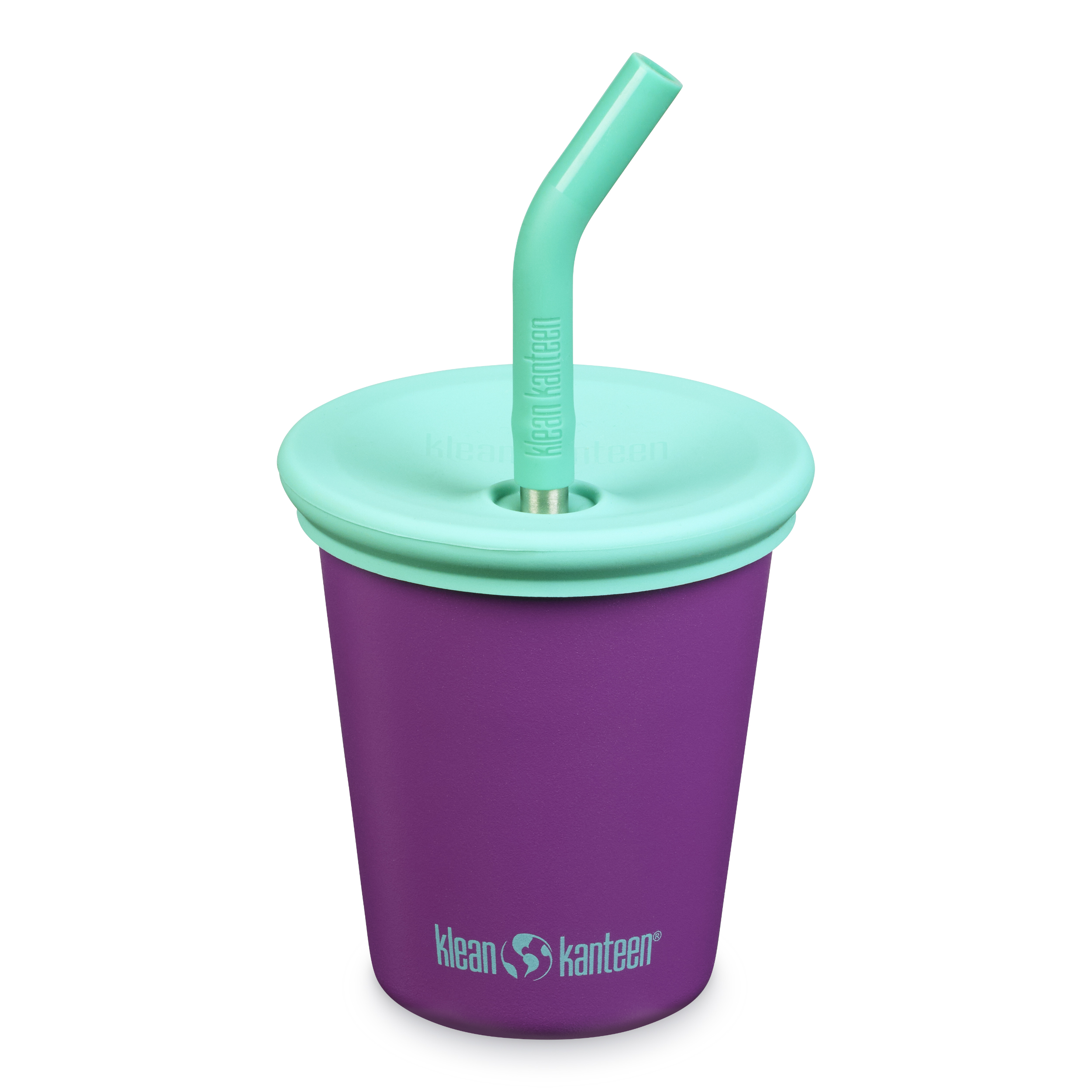 Детский стакан одностенный Klean Kanteen Kid Cup Straw Lid 10oz 296 мл Sparkling Grape 2023 spring summer new baby straw knitted empty top hat for sunshade sunscreen foldable straw cap essential for beach outings