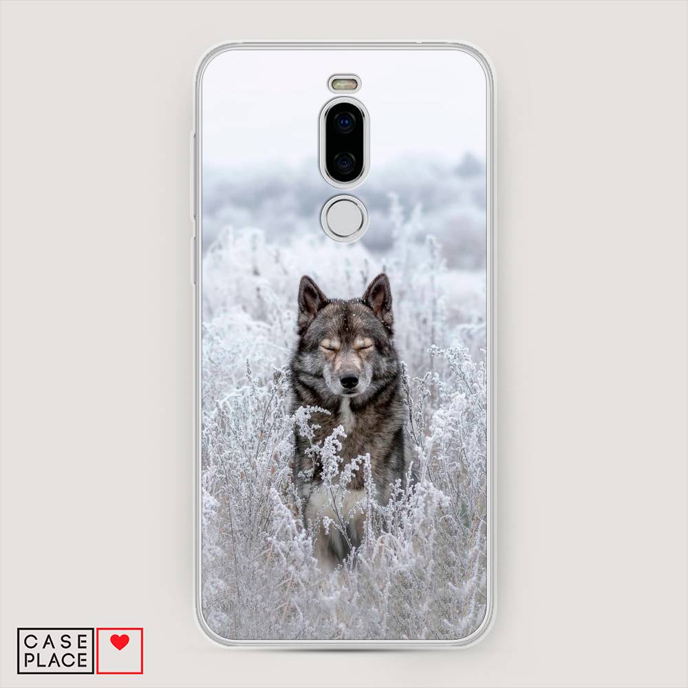 

Чехол Awog на Meizu X8 "Волк в поле", Белый;черный, 72950-1