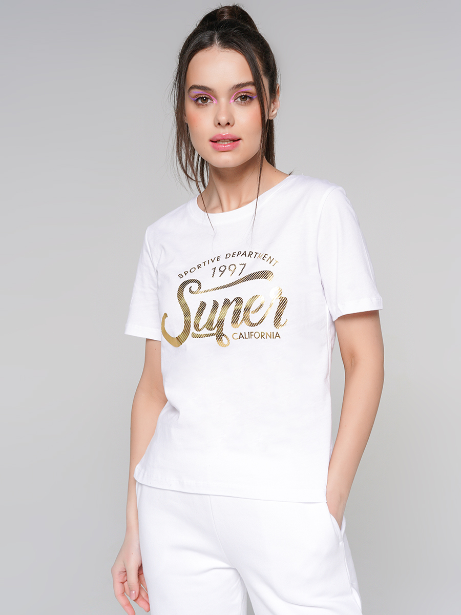 

Футболка женская ТВОЕ 86761 белая XL, 86761