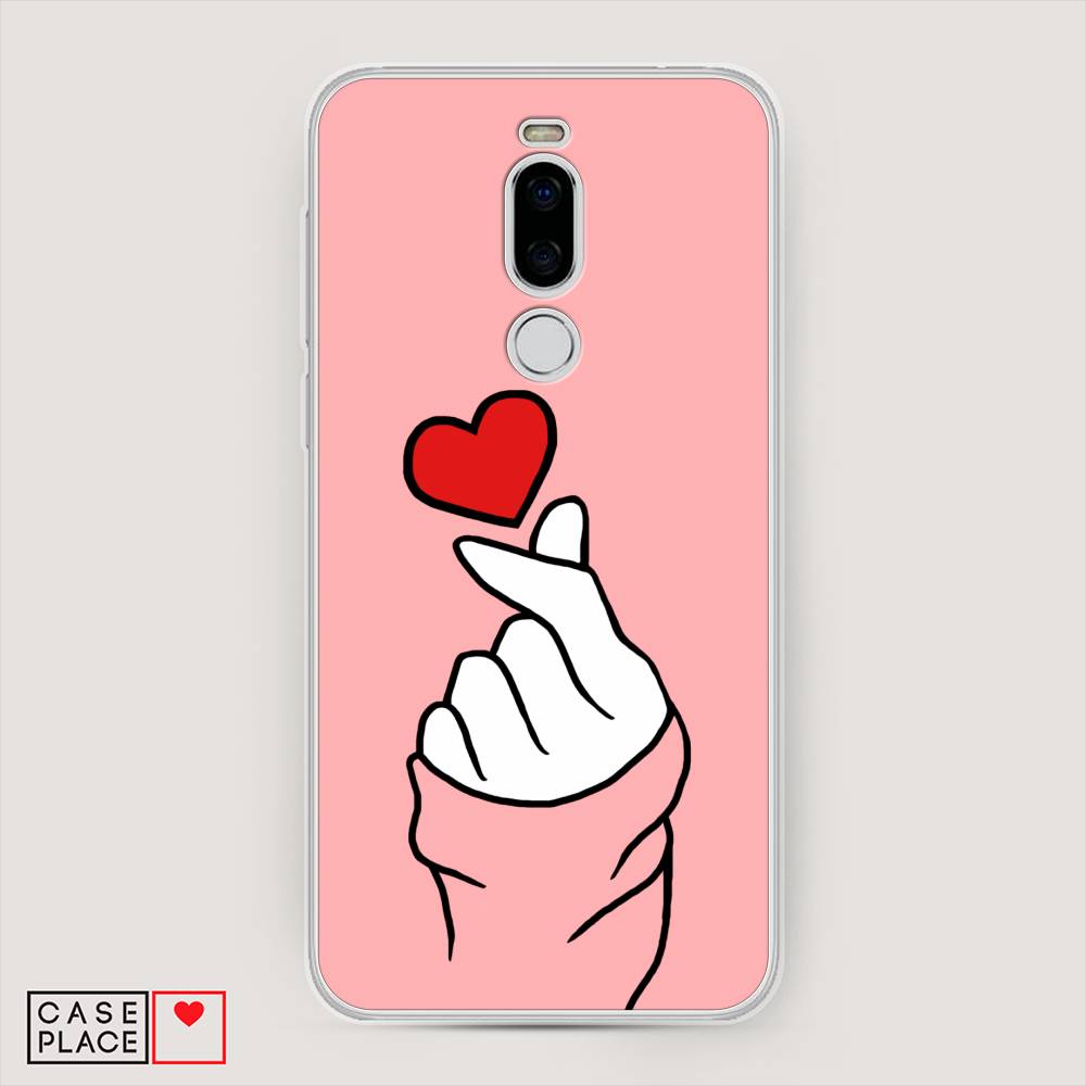 

Чехол Awog на Meizu X8 "Милое сердечко", Белый;красный;черный, 72950-7