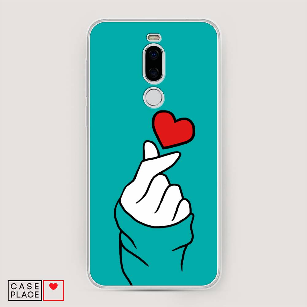 

Чехол Awog на Meizu X8 "Маленькое сердечко", Голубой;белый;красный, 72950-7