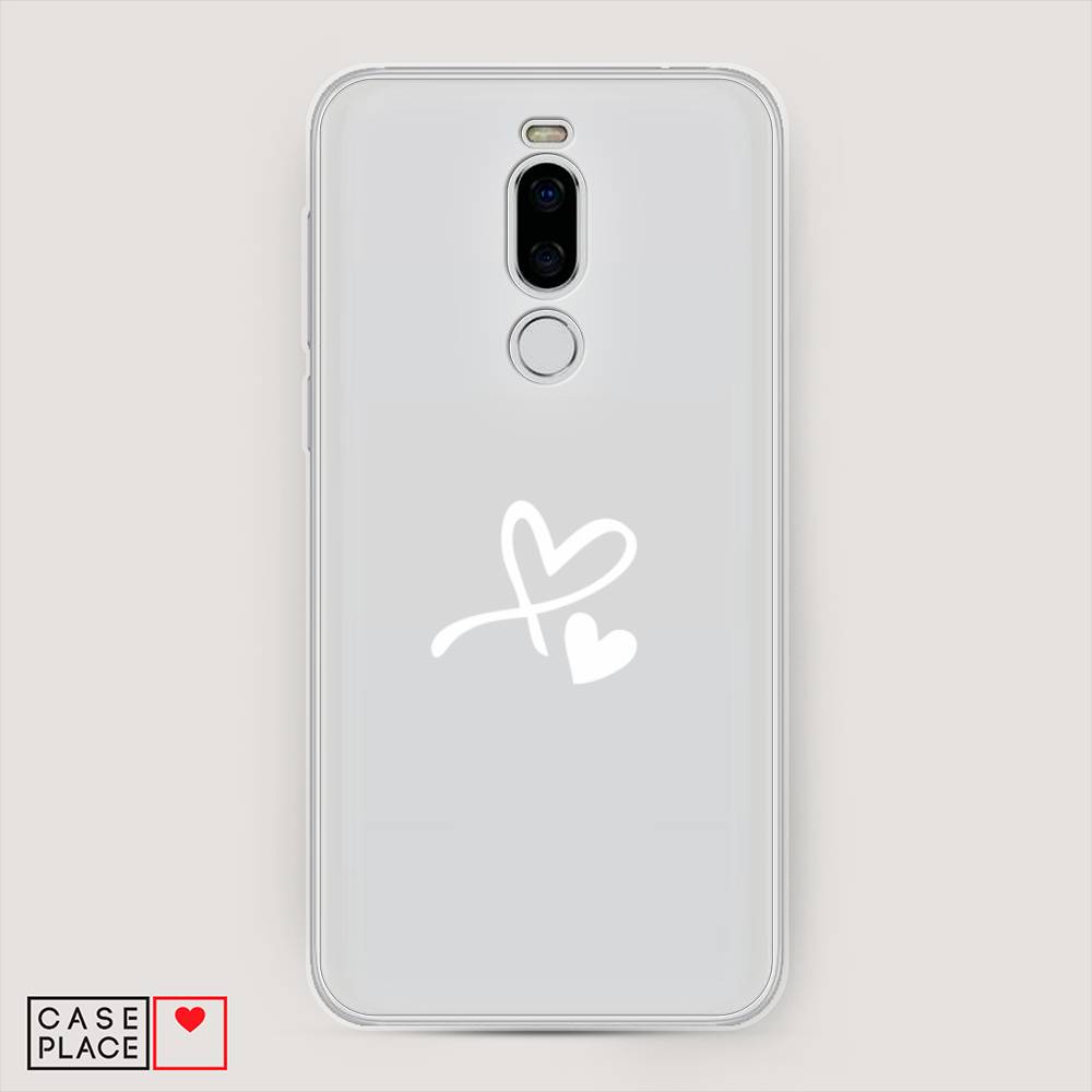 

Чехол Awog на Meizu X8 "Сердечко минимализм", Белый, 72950-6