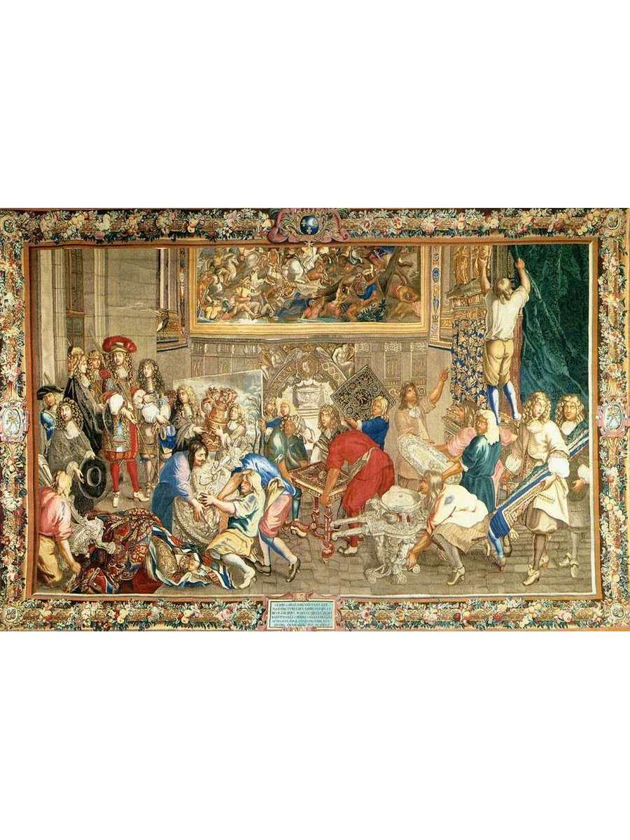 

Постер DRABS A3 Лебрен Шарль Louis XIV Visiting the Gobelins Factory