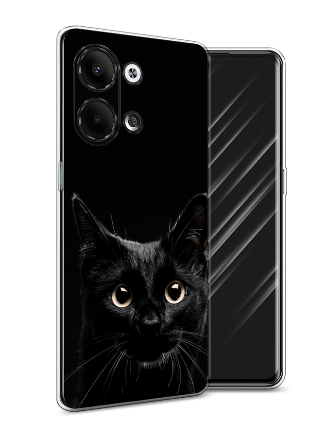 

Чехол Awog на Oppo Reno 9 "Добрый кот", Черный, 2512750-1