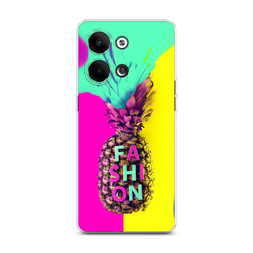 

Чехол Awog на Oppo Reno 9 "Кислотный ананас", Желтый;розовый;голубой, 2512750-10