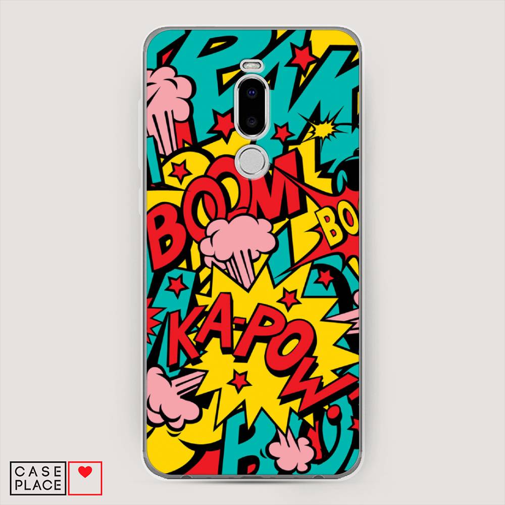 

Чехол Awog на Meizu Note 8 "Постер pop art", Голубой;желтый;красный, 73050-9