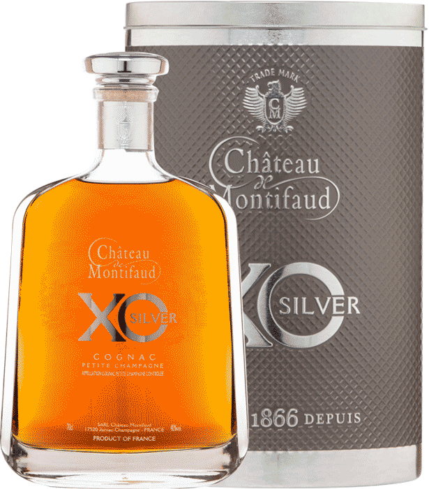 Chateau montifaud xo. Коньяк Шато де Монтифо Сильвер Хо. Коньяк Chateau Montifaud XO Silver Cognac. Montifaud XO Silver. Chateau Montifaud XO Silver.