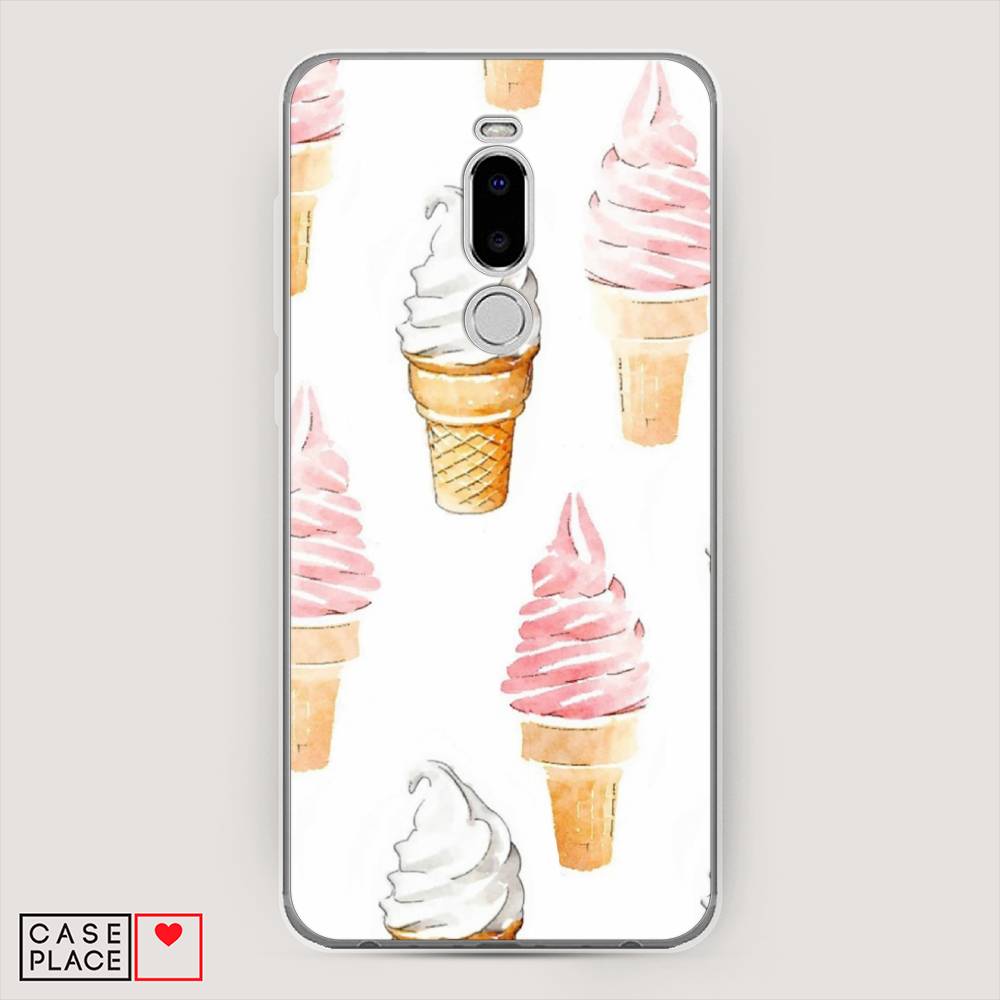 

Чехол Awog на Meizu Note 8 "Нарисованное мороженое", Белый;розовый, 73050-10